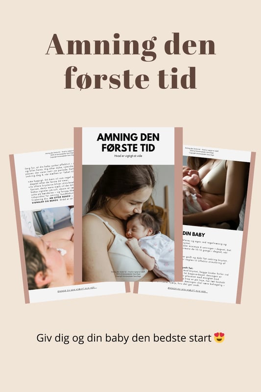 Amning den f&oslash;rste tid